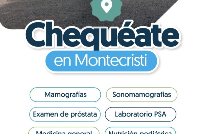Cientos de personas participan en la jornada de salud gratuita &laquo;Chequ&eacute;ate en Montecristi&raquo; en Guayub&iacute;n